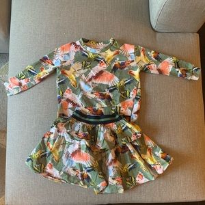 Matching sweater and skirt, Molo, size 116